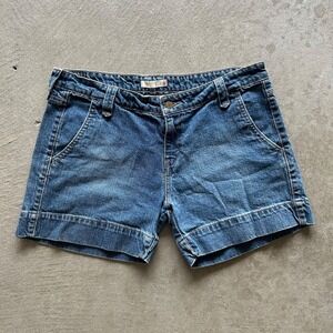 Vintage Levis 545 Jean Shorts Women's 12 Blue Medium Wash Denim Jorts